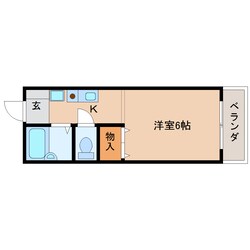 天理駅 徒歩10分 2階の物件間取画像